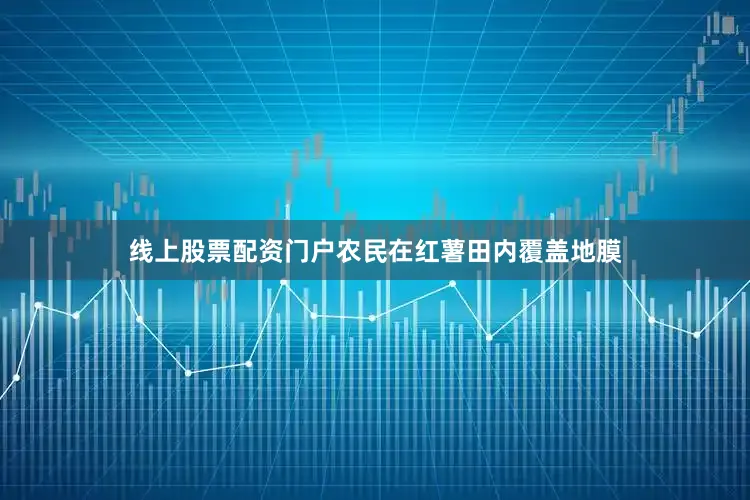 线上股票配资门户农民在红薯田内覆盖地膜